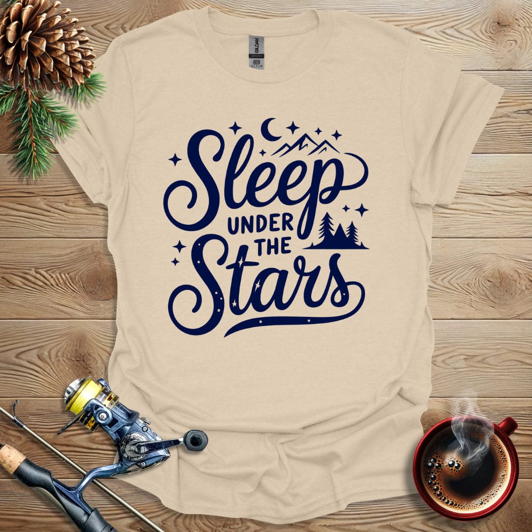 Printify T-Shirt Sand / S Sleep Under The Stars T-Shirt