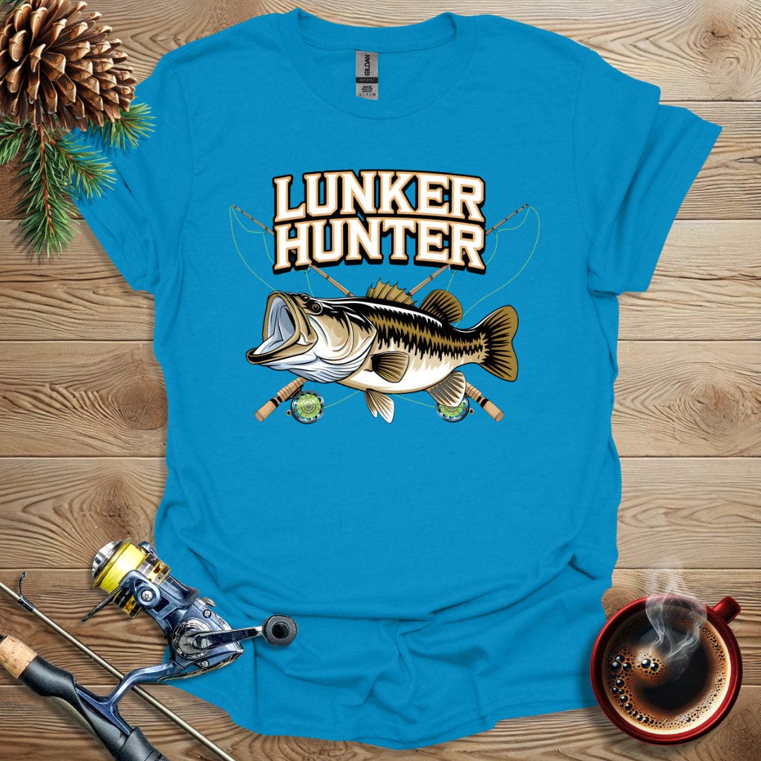 Printify T-Shirt Sapphire / S Lunker Hunter T-Shirt