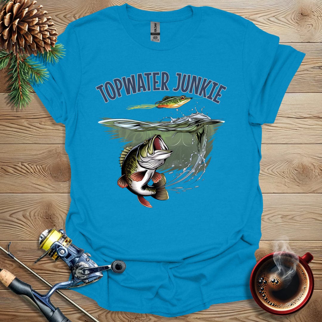 Printify T-Shirt Sapphire / S Top Water Junkies T-Shirt
