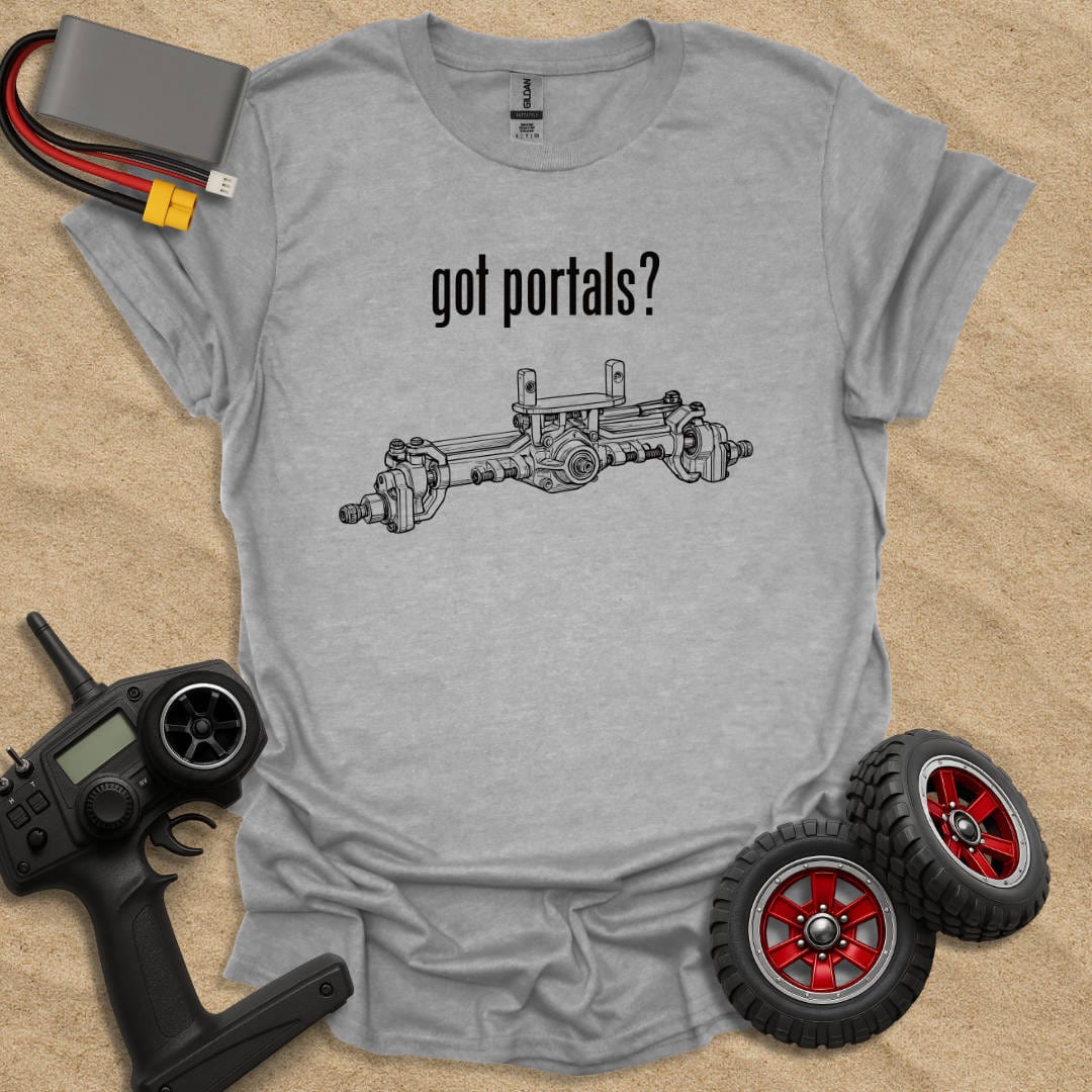 Printify T-Shirt Sport Grey / S Got Portals? T-Shirt