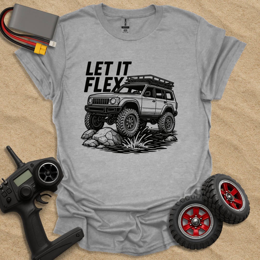 Printify T-Shirt Sport Grey / S Let It Flex T-Shirt