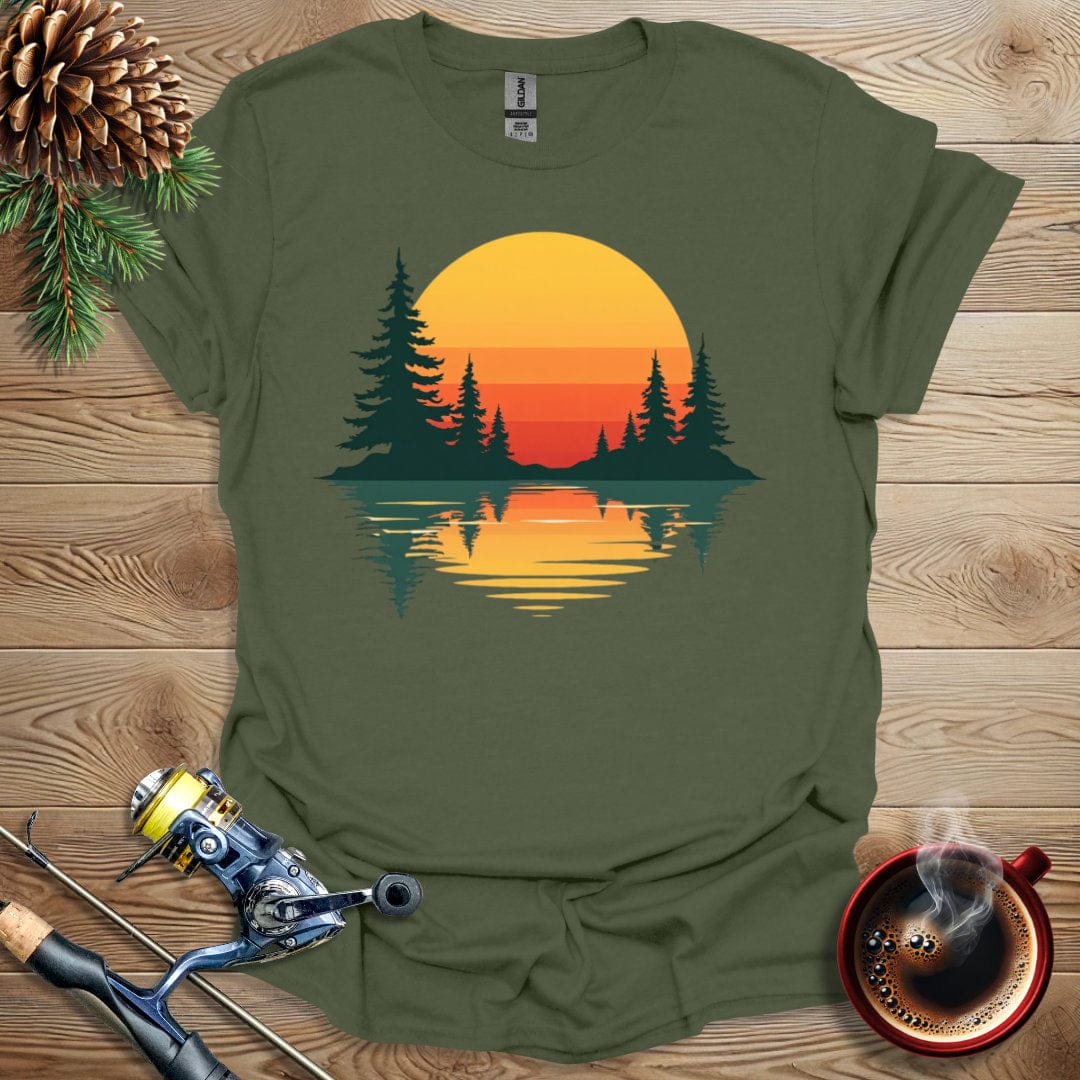 Printify T-Shirt Sunset T-Shirt