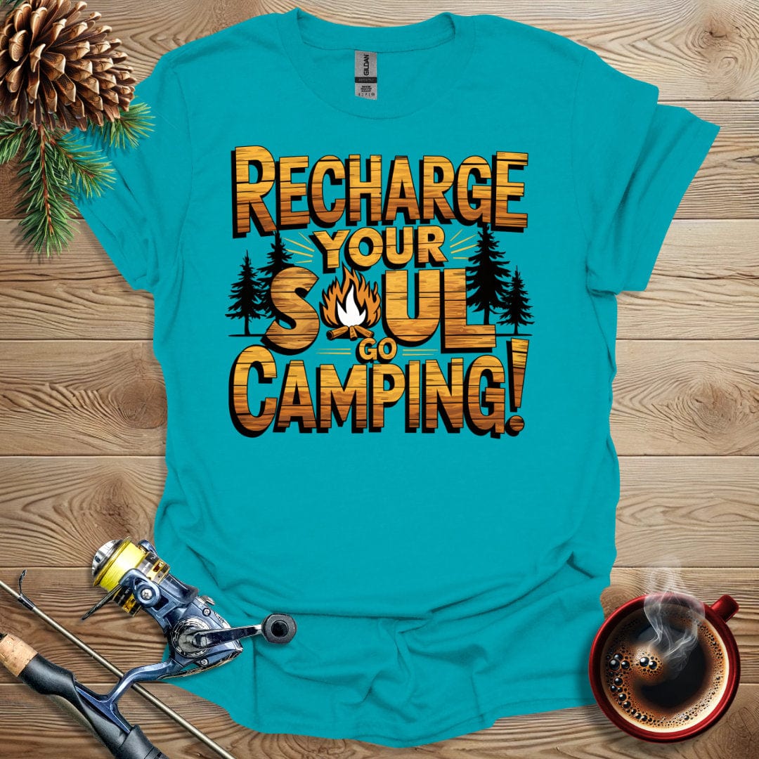 Printify T-Shirt Tropical Blue / S Recharge Your Soul T-Shirt