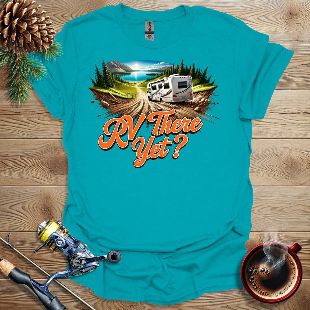 Printify T-Shirt Tropical Blue / S RV There Yet T-Shirt