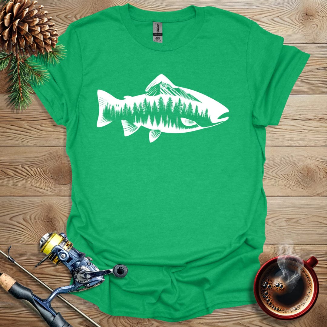 Printify T-Shirt Trout Nature T-Shirt