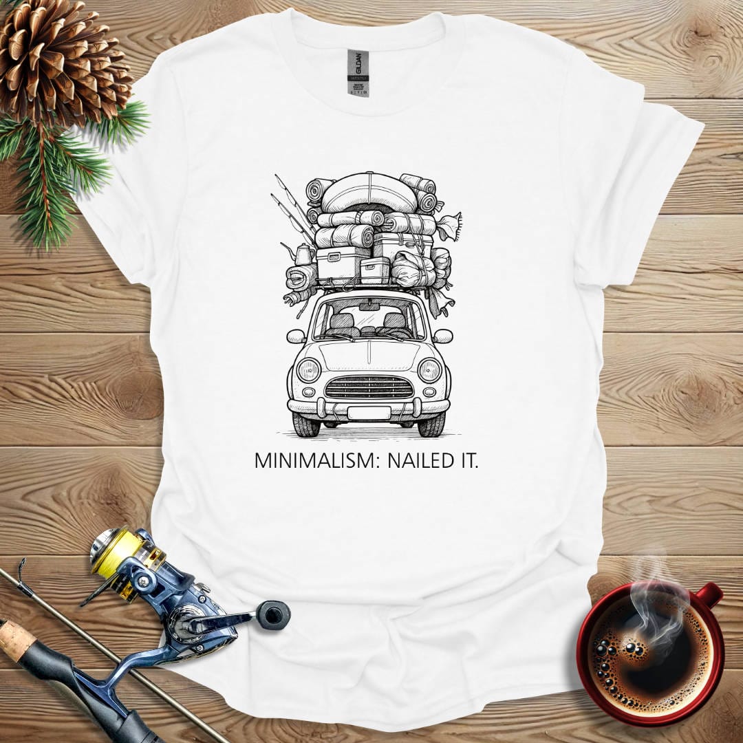 Printify T-Shirt White / S Minimalism_Nailed It T-Shirt