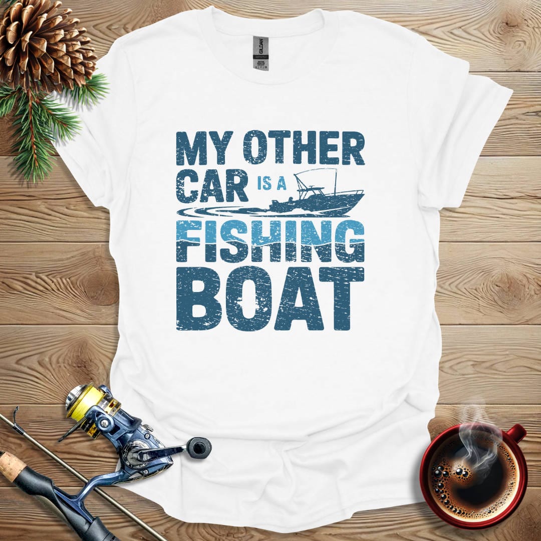 Printify T-Shirt White / S My Other Car Is A Fishing Boat T-Shirt