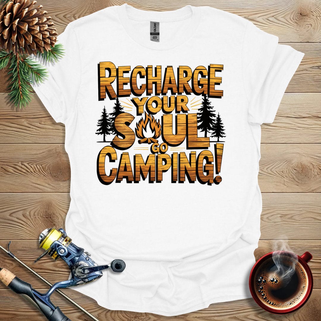 Printify T-Shirt White / S Recharge Your Soul T-Shirt