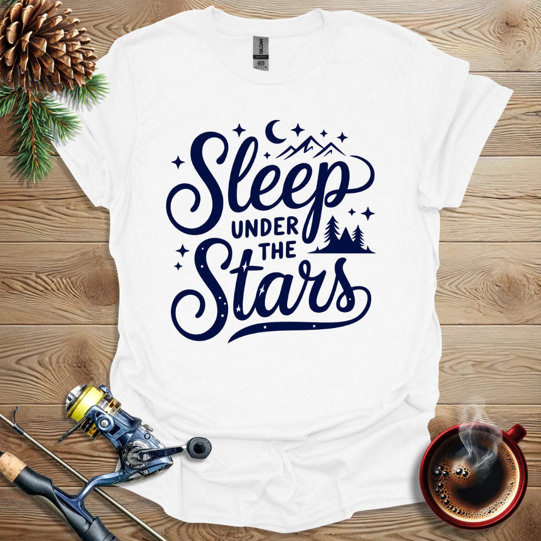 Printify T-Shirt White / S Sleep Under The Stars T-Shirt