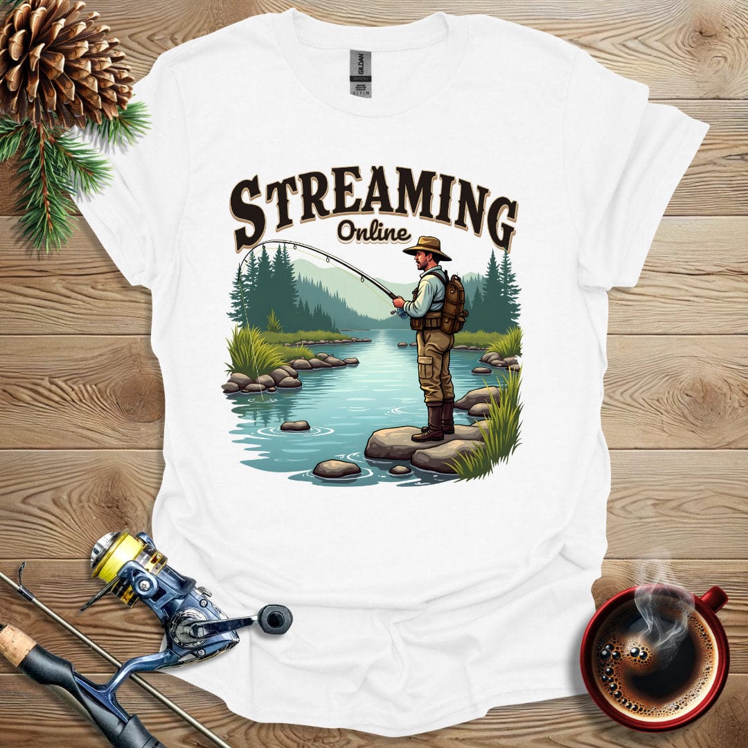 Printify T-Shirt White / S Streaming Online T-Shirt