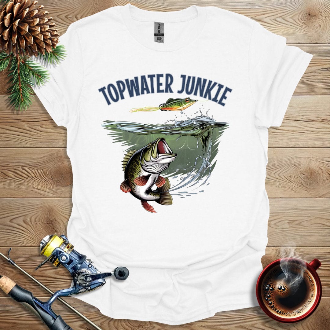 Printify T-Shirt White / S Top Water Junkies T-Shirt