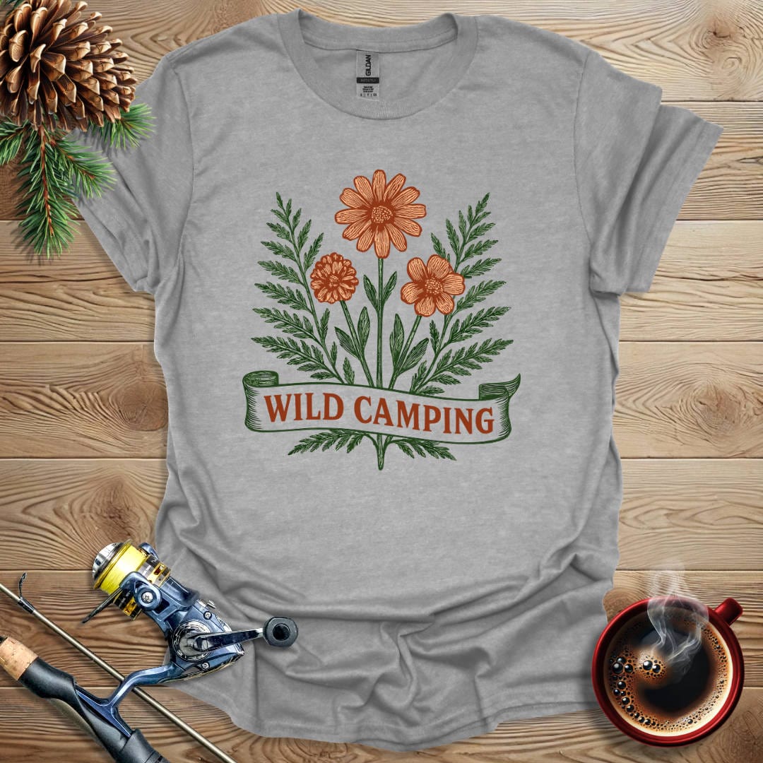 Printify T-Shirt Wild Camping T-Shirt