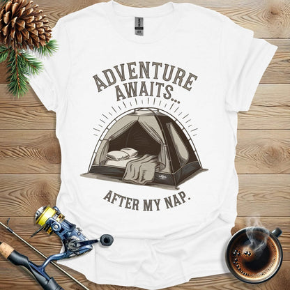 Printify T-Shirt Adventure Awaits After My Nap T-Shirt