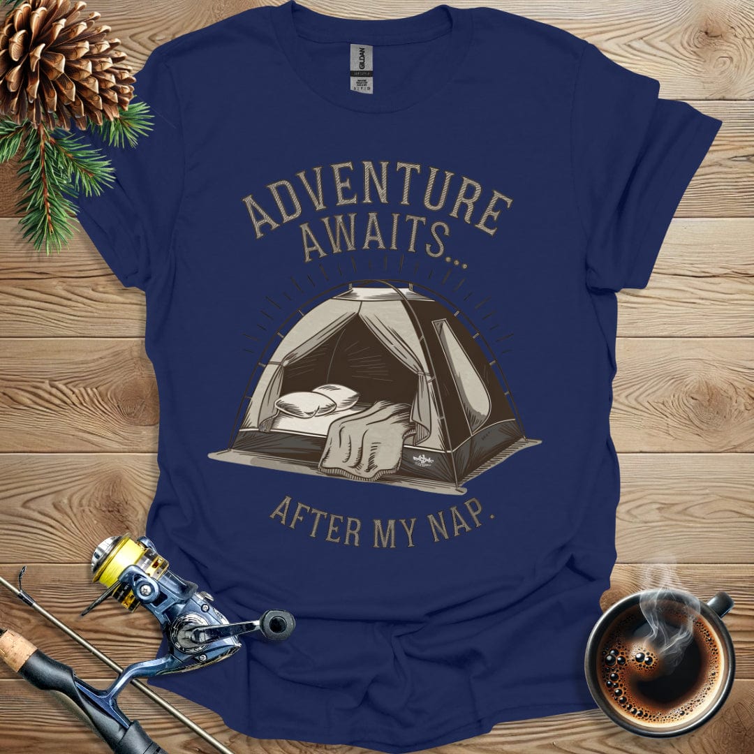 Printify T-Shirt Adventure Awaits After My Nap T-Shirt