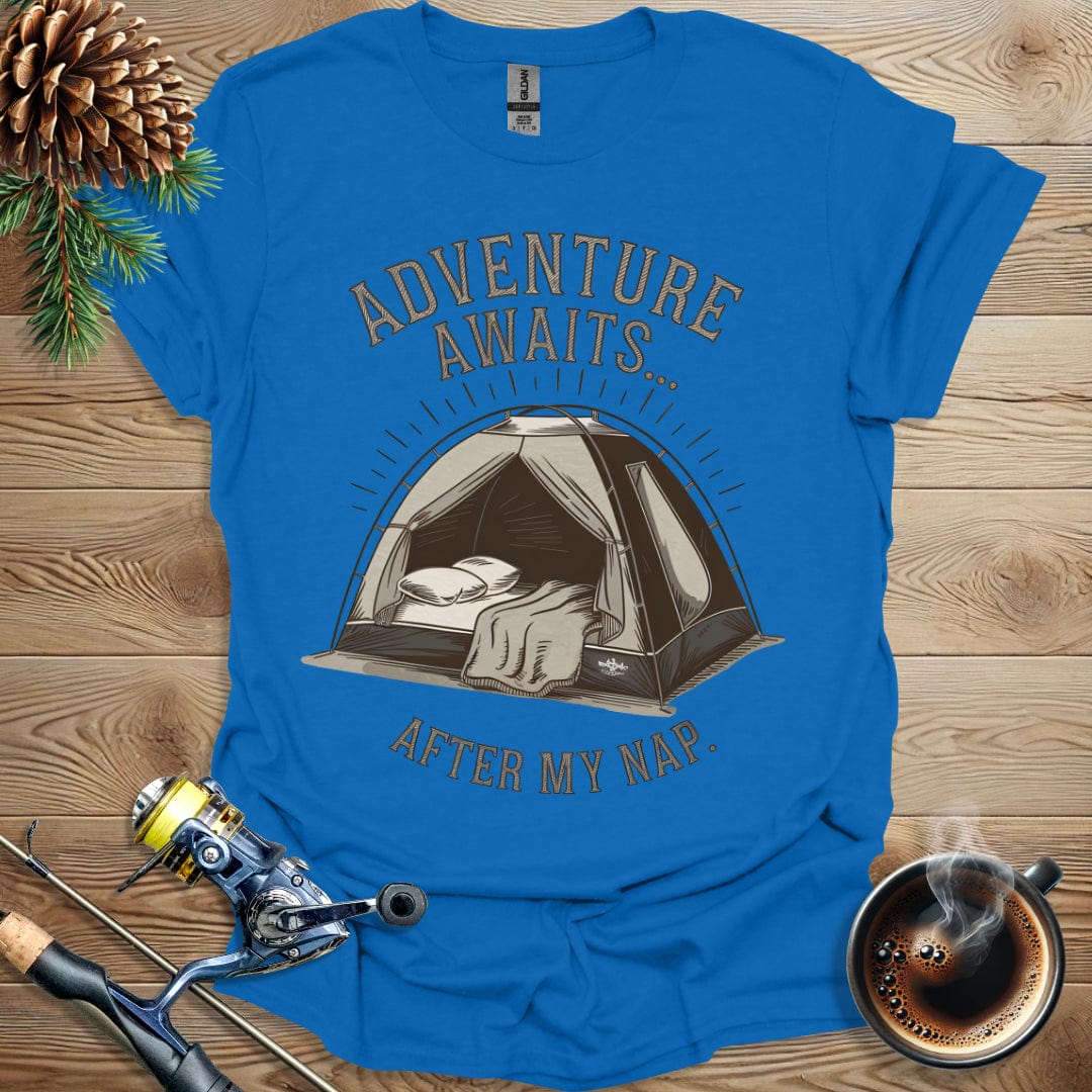 Printify T-Shirt Adventure Awaits After My Nap T-Shirt