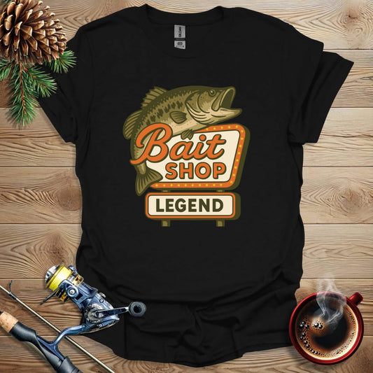 Printify T-Shirt Black / S Bait Shop Legend T-Shirt