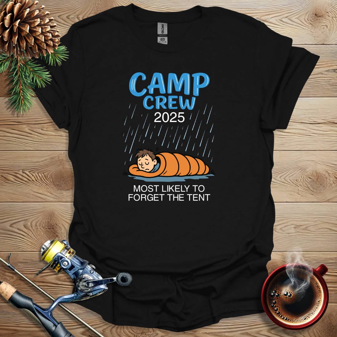 Printify T-Shirt Black / S Camp Crew 2025 T-Shirt