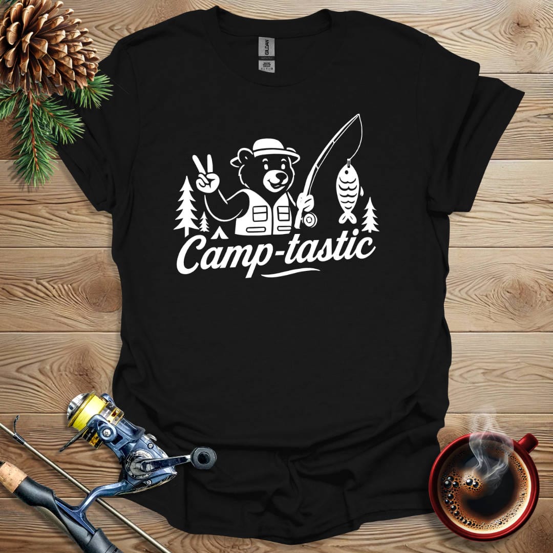 Printify T-Shirt Black / S Camp-tastic T-Shirt