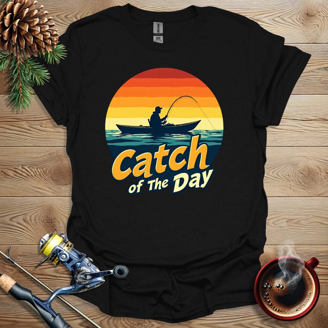Printify T-Shirt Black / S Catch Of The Day T-Shirt