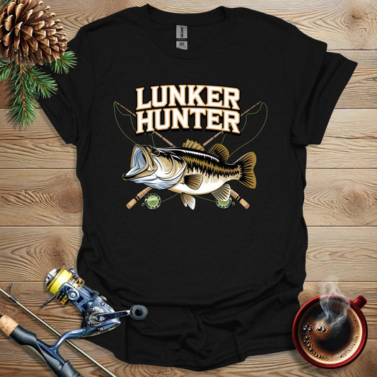 Printify T-Shirt Black / S Lunker Hunter T-Shirt