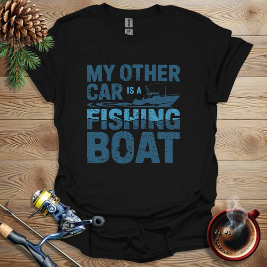 Printify T-Shirt Black / S My Other Car Is A Fishing Boat T-Shirt