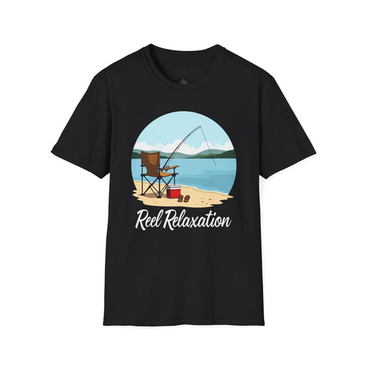 Printify T-Shirt Black / S Reel Relaxation T-Shirt
