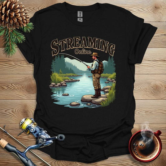 Printify T-Shirt Black / S Streaming Online T-Shirt