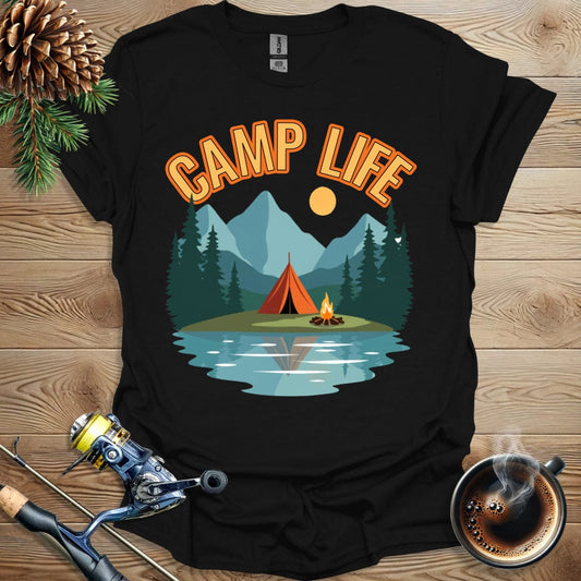 Printify T-Shirt Camp Life (Color) T-Shirt