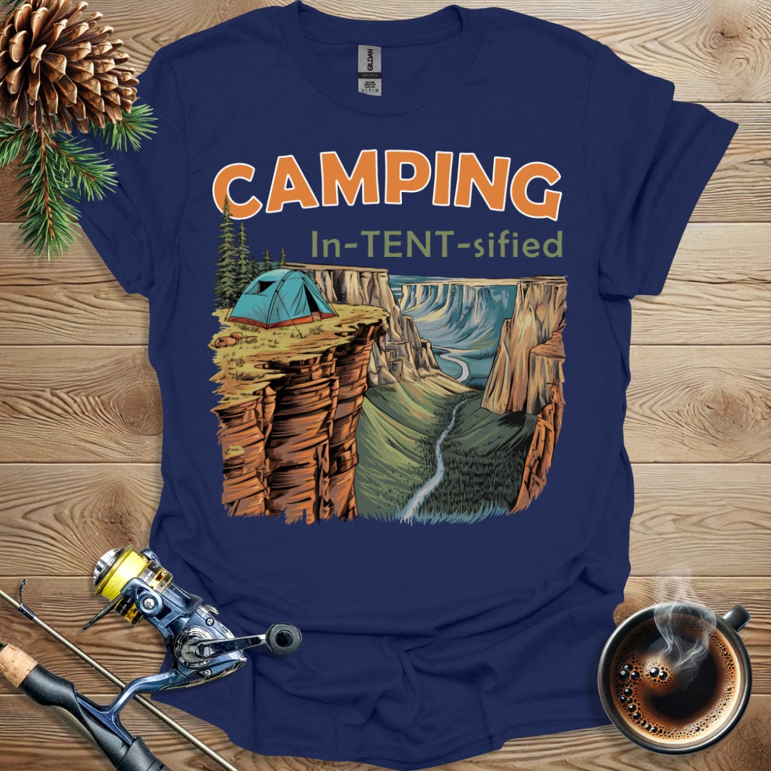 Printify T-Shirt Camping In-TENT-sified T-Shirt