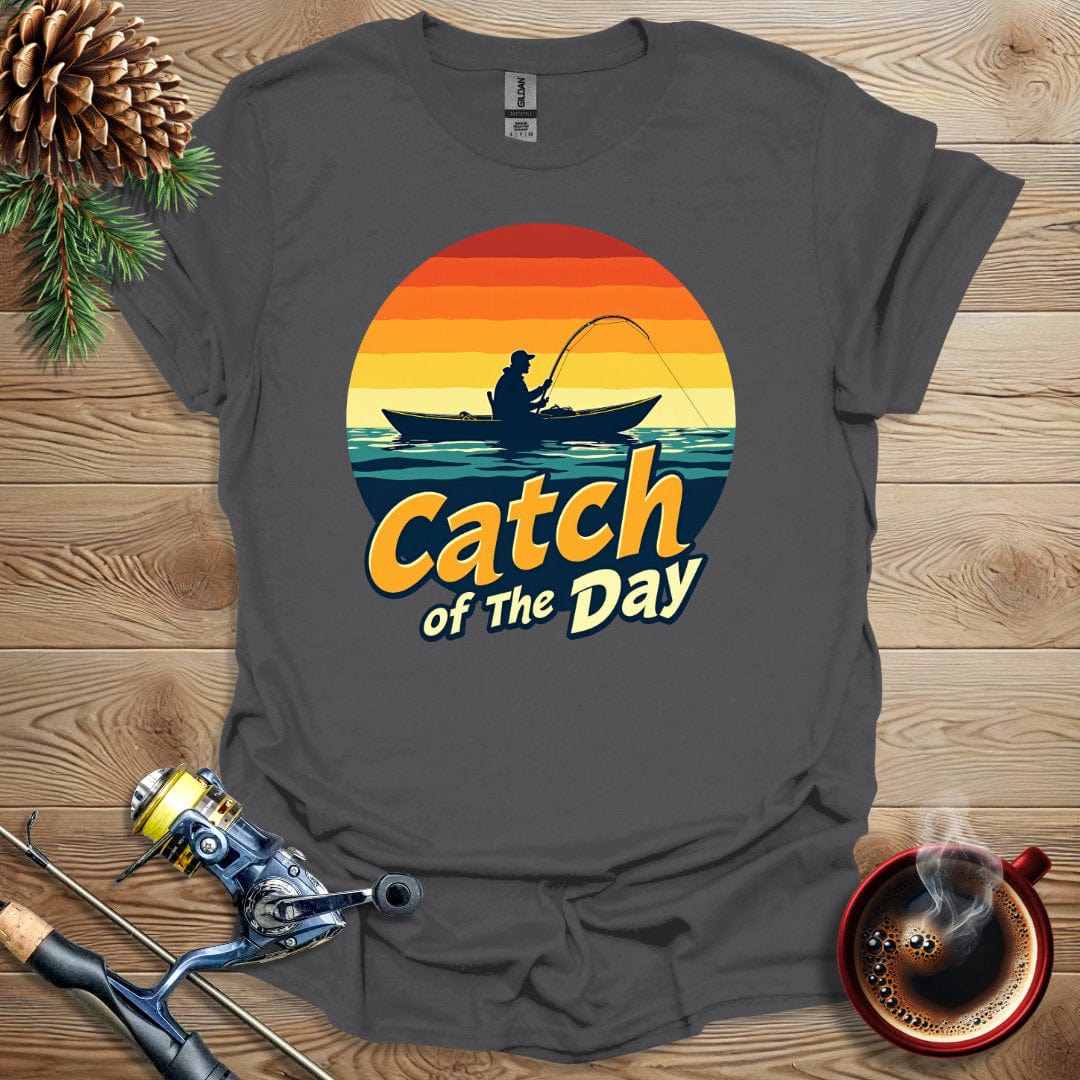 Printify T-Shirt Charcoal / S Catch Of The Day T-Shirt