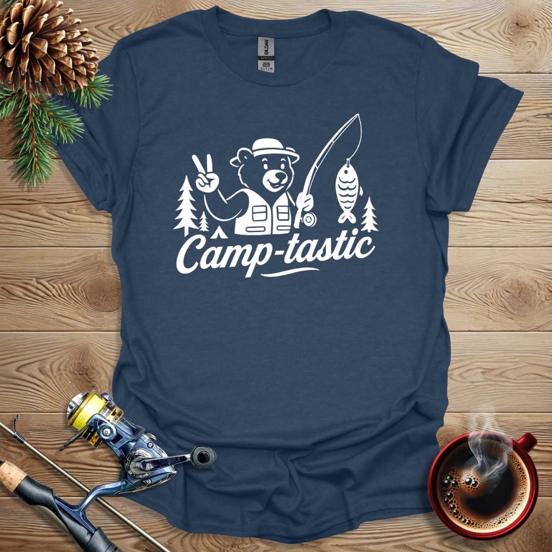 Printify T-Shirt Dark Heather / S Camp-tastic T-Shirt