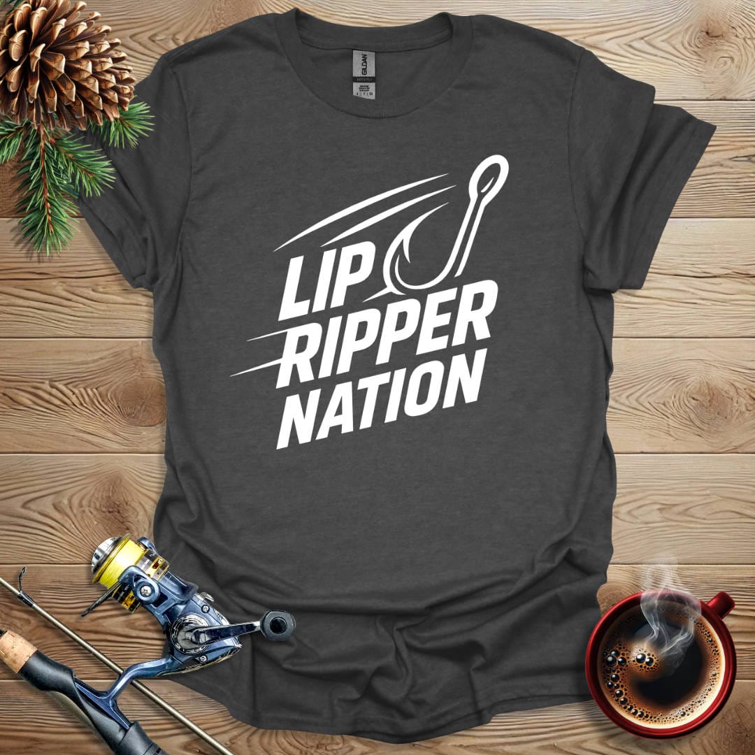 Printify T-Shirt Dark Heather / S Lip Ripper Nation T-Shirt