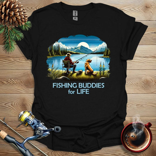 Printify T-Shirt Fishing Buddies For Life T-Shirt