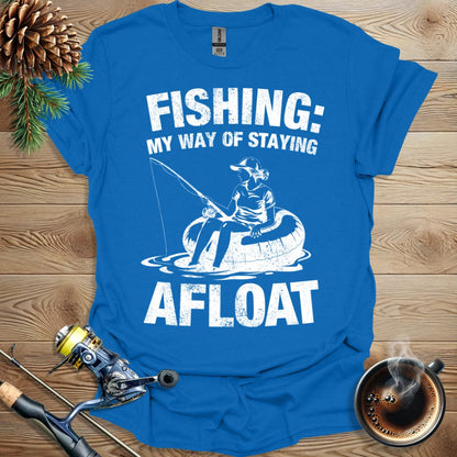 Printify T-Shirt Fishing: My Way of Staying Afloat - Women T-Shirt