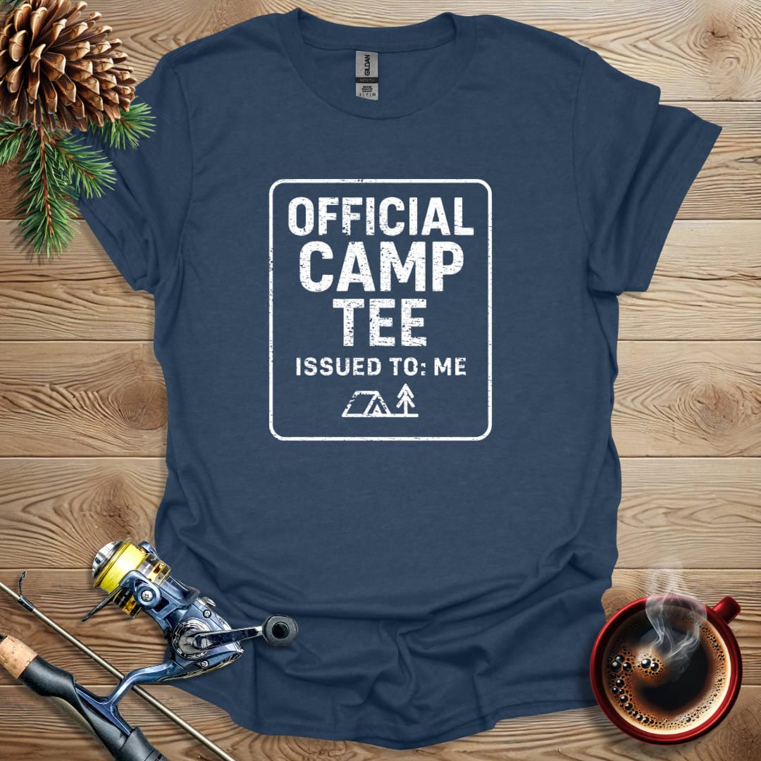 Printify T-Shirt Heather Navy / S Official Camp Tee T-Shirt