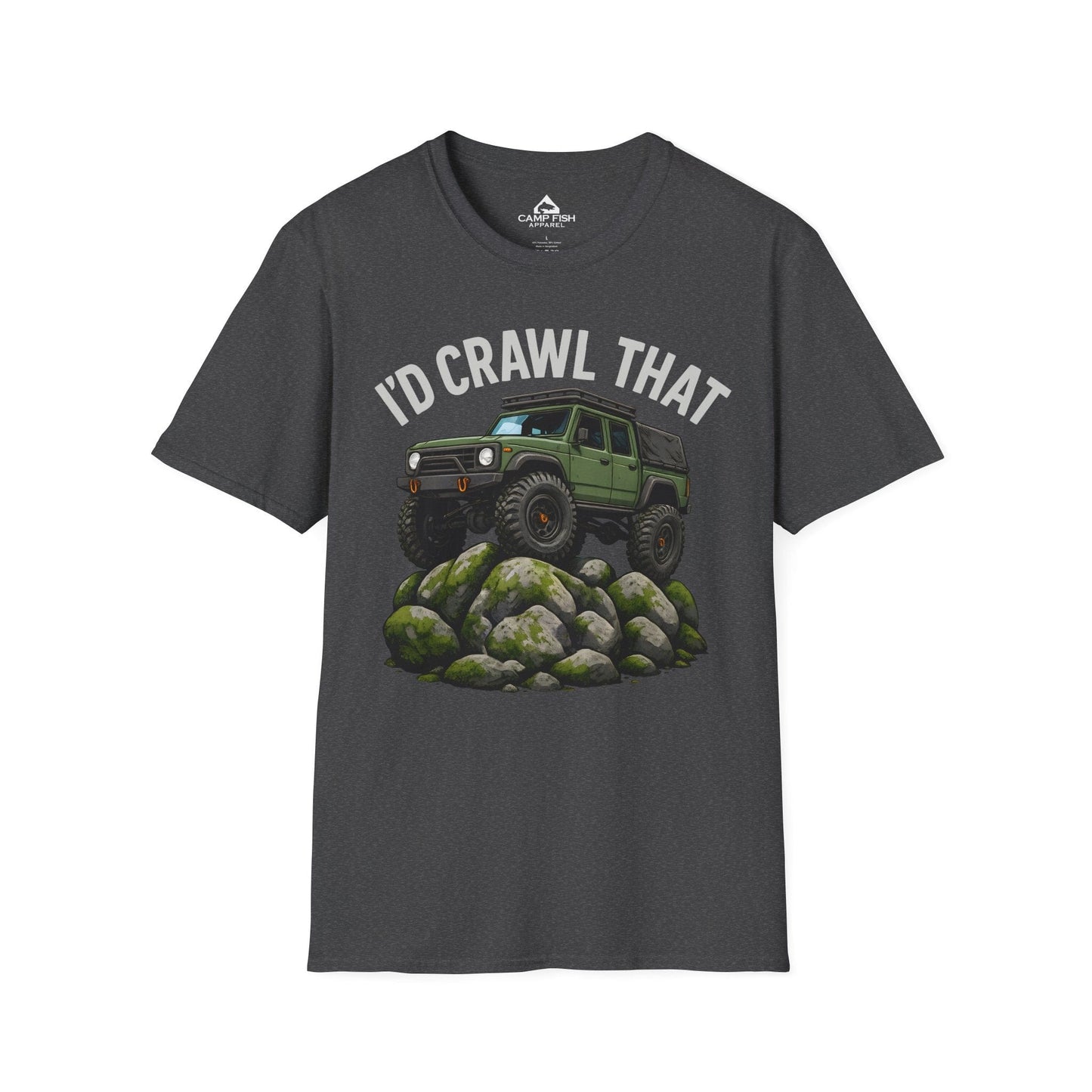 Printify T-Shirt I'd Crawl That - Rocks T-Shirt