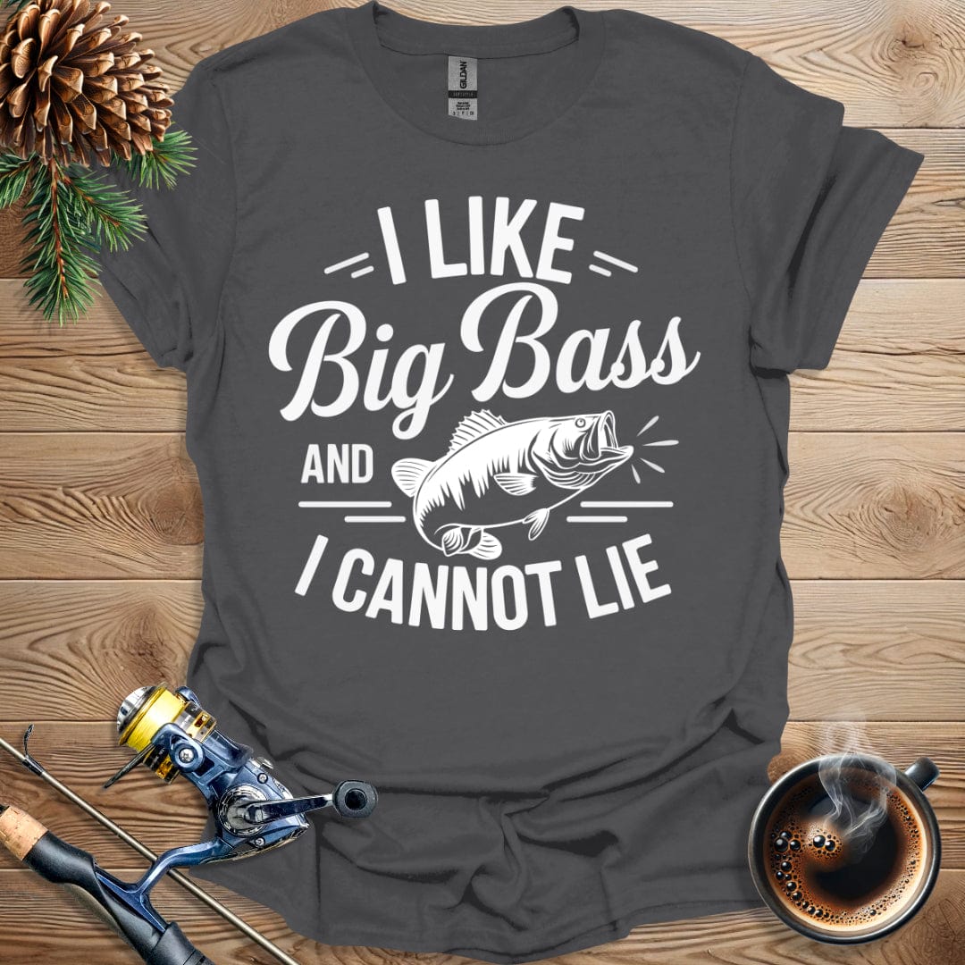 Printify T-Shirt I Like Big Bass And I Cannot Lie T-Shirt