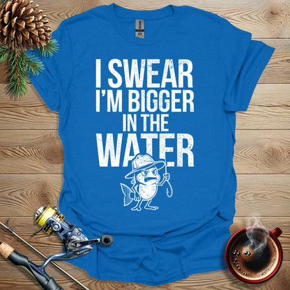 Printify T-Shirt I Swear I'm Bigger in the Water T-Shirt