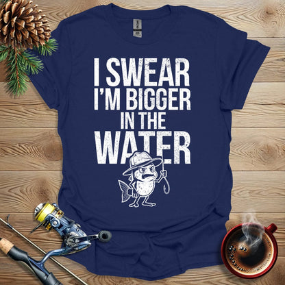 Printify T-Shirt I Swear I'm Bigger in the Water T-Shirt