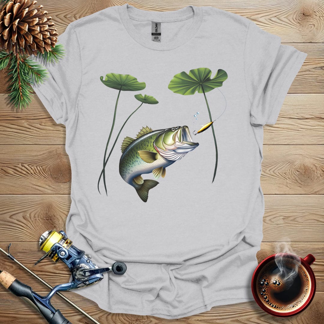 Printify T-Shirt Ice Grey / S Bass Underwater T-Shirt