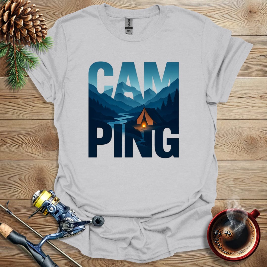 Printify T-Shirt Ice Grey / S Cam-Ping T-Shirt