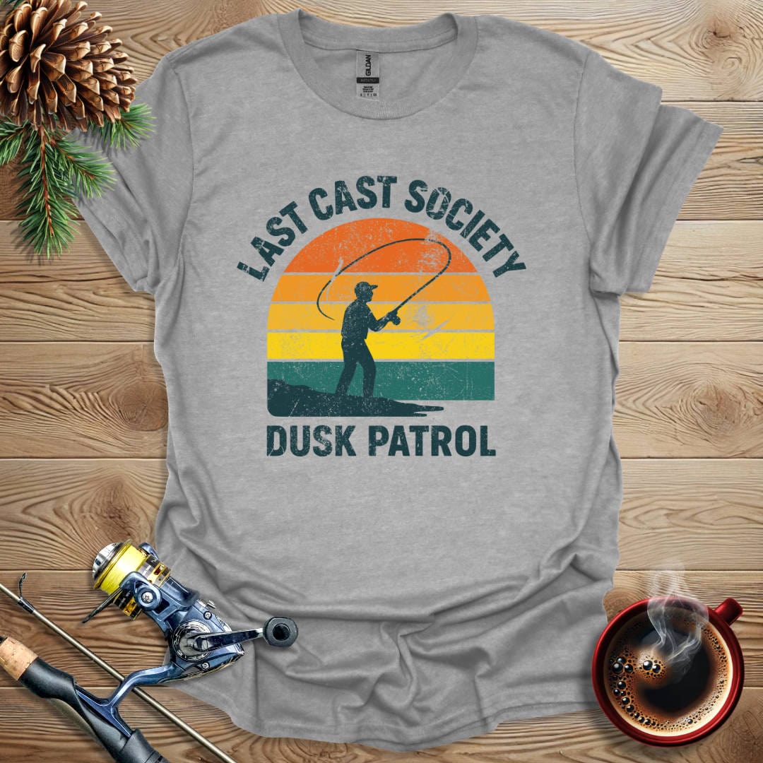 Printify T-Shirt Last Cast Society - Dusk Patrol T-Shirt