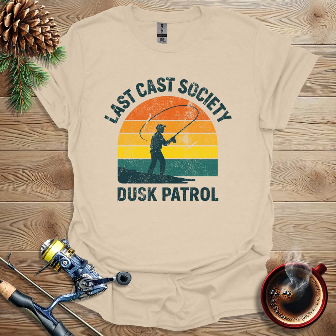 Printify T-Shirt Last Cast Society - Dusk Patrol T-Shirt