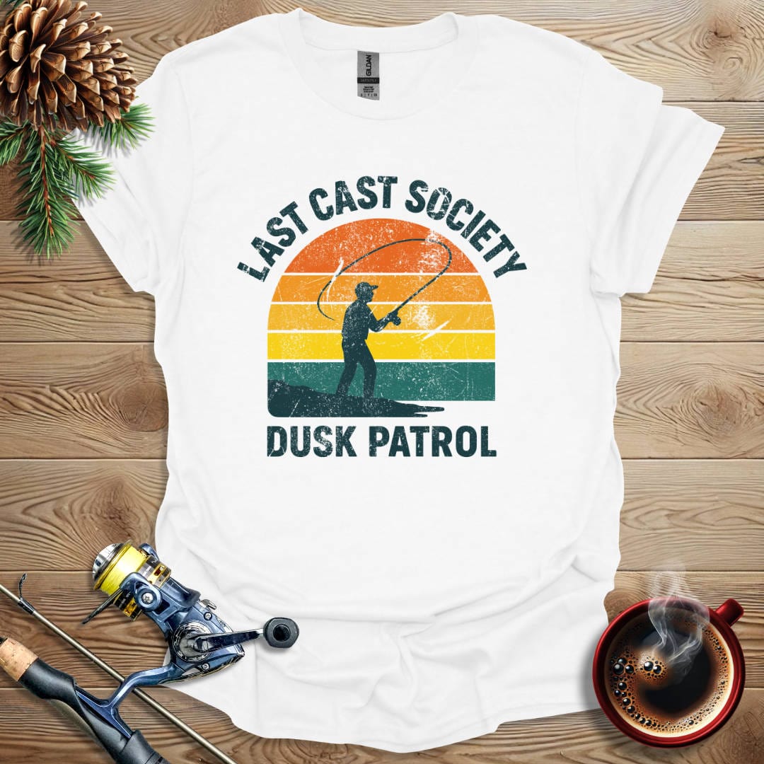 Printify T-Shirt Last Cast Society - Dusk Patrol T-Shirt