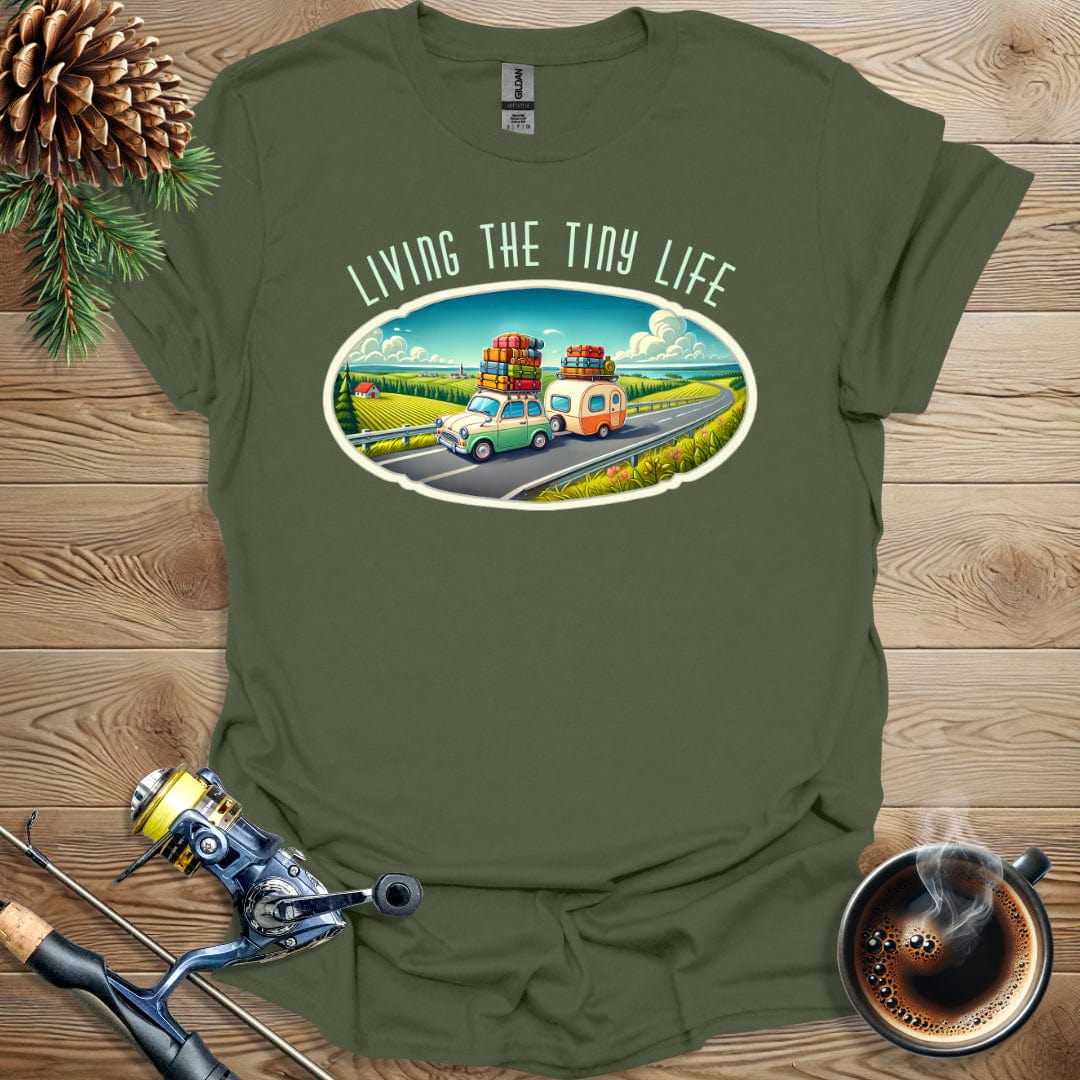 Printify T-Shirt Living The Tiny Life T-Shirt