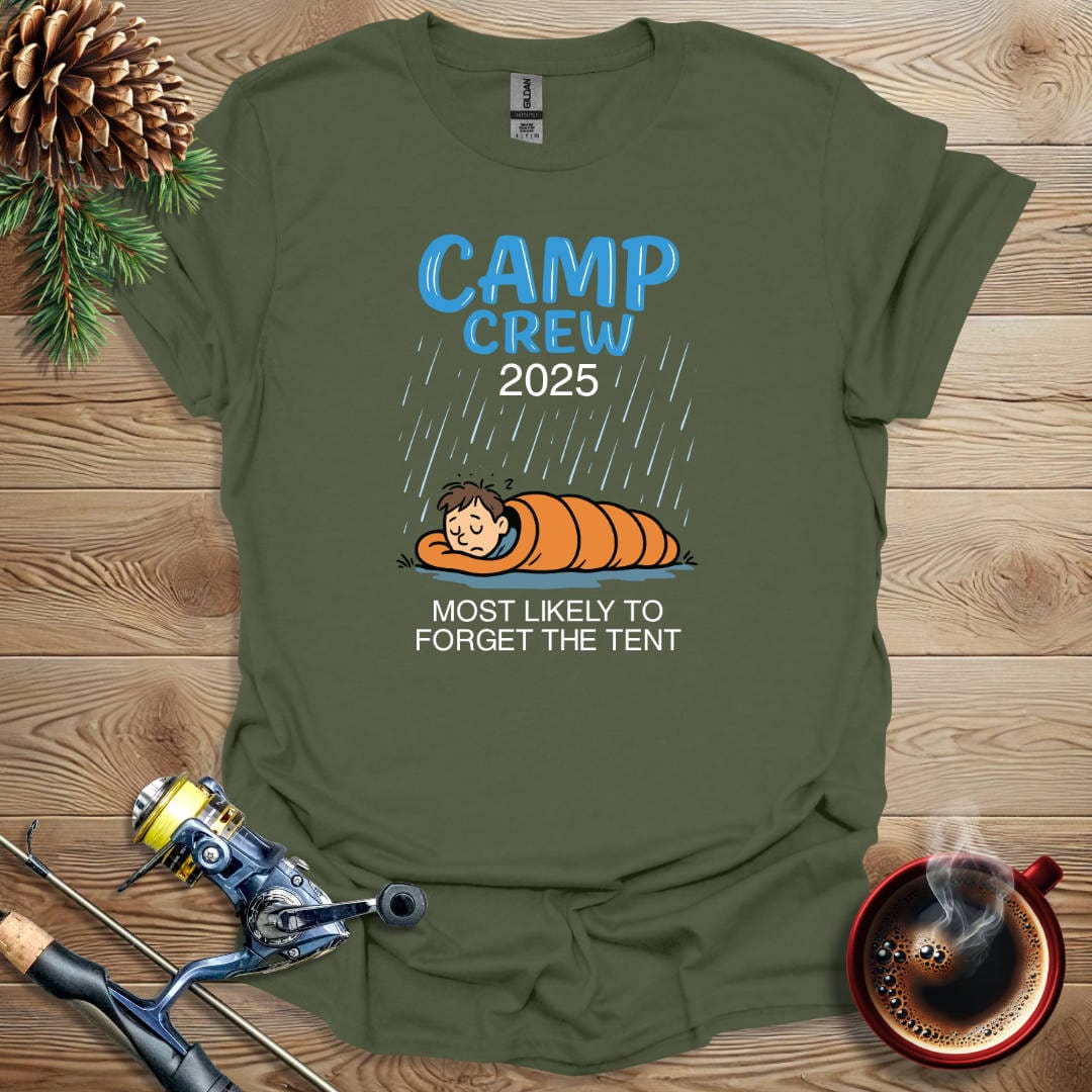 Printify T-Shirt Military Green / S Camp Crew 2025 T-Shirt