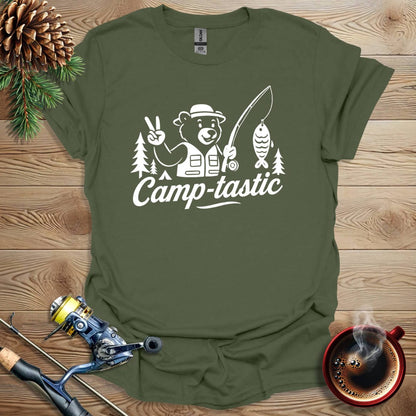 Printify T-Shirt Military Green / S Camp-tastic T-Shirt