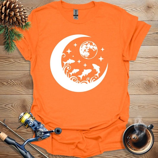 Printify T-Shirt Moon Fish T-Shirt