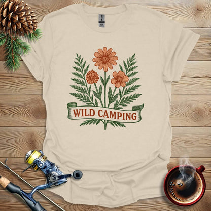 Printify T-Shirt Natural / S Wild Camping T-Shirt