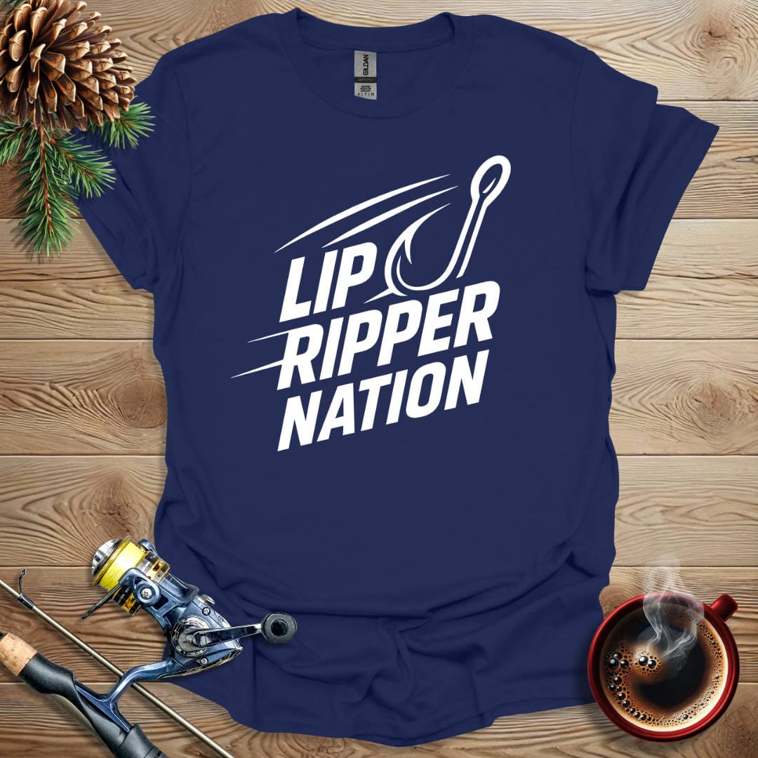 Printify T-Shirt Navy / S Lip Ripper Nation T-Shirt